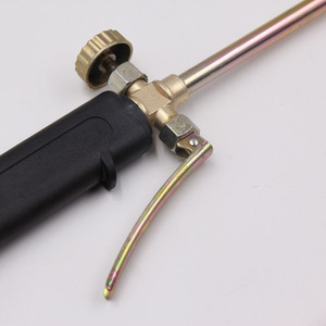Flame Gun Liquefied Gas 3 M <b>Cable</b> Manual Ignition Copper Plated Welding Torch Straight Head 1800C <b>Heating</b> Tool - Product Image 3
