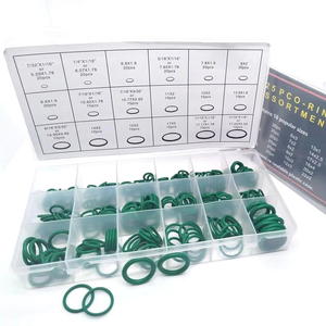 Assortiment de 530 pièces NBR caoutchouc <span class=keywords><strong>joint</strong></span> torique joints d'étanchéité 18 tailles boîte de réparation rondelle <span class=keywords><strong>joint</strong></span> <span class=keywords><strong>plomberie</strong></span> haute température - Product Image 2