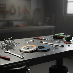 แผ่นดิสก์พนัง Take ZA40 115x22.23มม. แผ่นดิสก์ขัดด้านหลังไฟเบอร์กลาส - Product Image 3