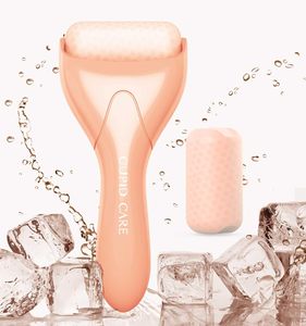 Personnalisé 2 têtes de rouleau rouleau de glace en silicone pour moule de refroidissement du visage et <span class=keywords><strong>contour</strong></span> du visage globes de glace pour le visage cube de visage - Product Image 1
