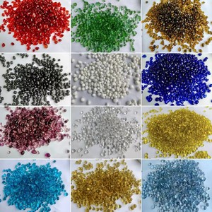 Structure solide piscine pavage décoratif perles de verre colorées pour aquarium Aquascape maison sol déco - Product Image 3