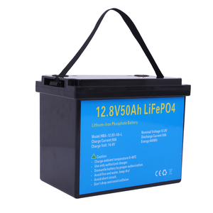 Batterie au lithium LiFePO4 12V 50Ah à prix de gros, batterie solaire à décharge profonde, batterie au phosphate de fer et de lithium pour stockage d'énergie domestique - Product Image 1