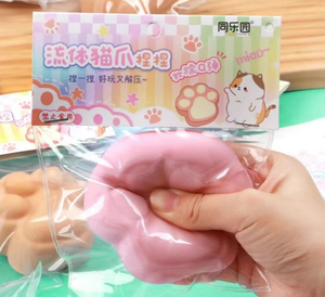Jouet Squishy en Silicone TPE Patte de Chat Kawaii 7CM, Jouet Sensoriel Anti-Stress pour Enfants, Idéal pour Garçons et Filles, Parfait pour les Enfants - Product Image 3