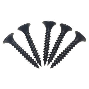Vis à cloison sèche en phosphate noir avec tête <span class=keywords><strong>de</strong></span> clairon Phillips Filet grossier Tige en spirale Matériau galvanisé pour la <span class=keywords><strong>construction</strong></span> - Product Image 2