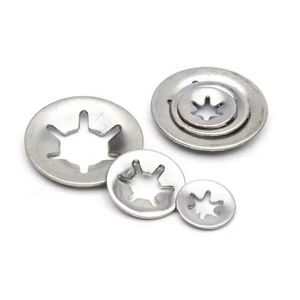 Factory Direct 304 Stainless Steel Black Oxide Club Bearing Clip <strong>Ring</strong> Star Spring Lock Washer - Product Image 6