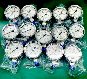 หน้าแปลนเกจวัดความดันสแตนเลสสตีลคุณภาพสูงและแม่นยำการเชื่อมต่อแบบเกลียวเส้นผ่านศูนย์กลาง40-300มม. 0-100MPa กันกระแทก - Product Image 5