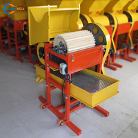 Machine à décortiquer et à écraser les noix, les amandes, les noisettes, les arachides avec moteur 2,2 kW, capacité de 300-400 kg/h