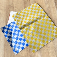 Burger en nid d'abeille personnalisé feuille d'aluminium souple imprimé Pop Up feuilles feuille d'emballage pour sandwich feuilles de papier d'aluminium pour la nourriture