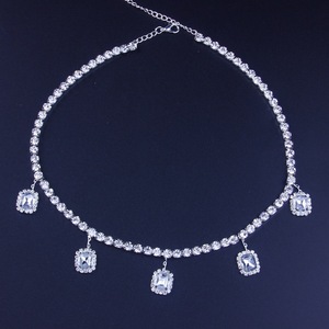 Trendz N62002 Vente Chaude Produits Bling Glacé Cubain Lien Chaîne Colliers Gem Charme Choker Tennis Collier pour Les Femmes - Product Image 6