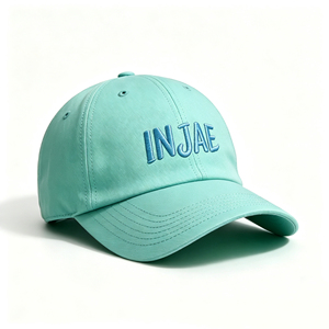 Casquette de baseball vert menthe à 6 panneaux, chapeau brodé INJAE, réglable, léger, respirant, chapeau de soleil pour le golf, la randonnée, la course à pied - Product Image 3