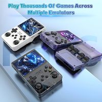 Console de jeu vidéo portable rétro R36S, écran IPS de 3,5 pouces, 64 Go/128 Go, appareil de jeu portable avec jeux intégrés, système Linux
