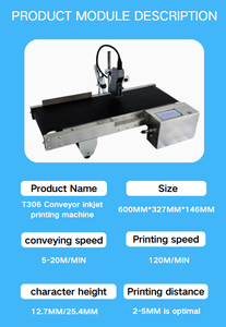 T306 Automatic Pagination and <strong>Coding</strong> Machine Inkjet Printer TIJ Inkjet Printer for Date, Batch Number, QR Code &amp; Barcode - Product Image 5
