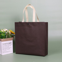 Sac à provisions fourre-tout recyclé non tissé réutilisable et écologique personnalisé avec logo pour cadeauxavec bouton pression