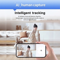 Caméra ampoule WiFi double objectif, application Tuya, vision nocturne 1080P, 360° °   Installation facile de la vidéosurveillance intérieure