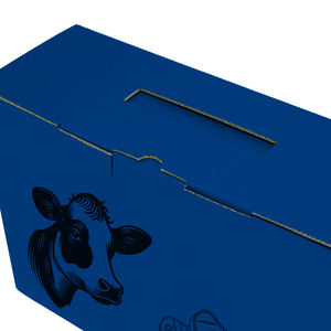 กล่องกระดาษแข็งสำหรับขนส่งเนื้อวัวแบบเก็บความร้อน บุด้วยกระดาษฟอยล์อะลูมิเนียม กล่องเก็บความเย็นสำหรับขนส่งอาหารแช่แข็ง - Product Image 6