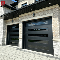 Porte de garage Bolang isolée, robuste, avec commande intelligente par application, connexion WiFi et Bluetooth, porte sectionnelle moderne pour garage