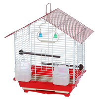 Cage à oiseaux en métal démarreur Complet petit oiseau canari finch cage blanche
