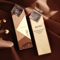 KK Creative Wooden Award Trophy Crystal Awards Trofeo personalizado Crystal Award