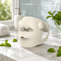 Masque facial LED 7 couleurs Collagen Light 1072nm, appareil de thérapie LED en silicone pour le visage