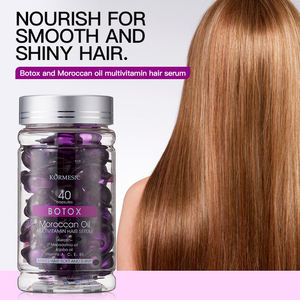 KORMESIC Groothandel Private Labels OEM Botox & Marokkaanse Olie Multi-Vitamine Haarserum 1ml*40 Capsules - Product Image 2