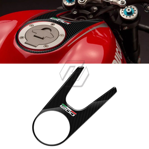 Protecteur de réservoir supérieur de moto, aspect carbone 3D, pour <span class=keywords><strong>Ducati</strong></span> <span class=keywords><strong>Monster</strong></span> 1200 2015 <span class=keywords><strong>2016</strong></span> 2017 - Product Image 4