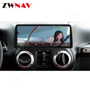 ZWNAV Autoradio GPS 12,3 pouces Android 13 avec CarPlay sans fil intégré DSP pour <span class=keywords><strong>Jeep</strong></span> <span class=keywords><strong>Wrangler</strong></span> <span class=keywords><strong>JK</strong></span> 2011-2017 - Product Image 2