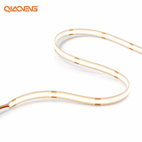 Lampu Strip LED COB Putih Tunable 24V 10mm 560LED/m Ra90 2700K-6500K 1100lm 3-Kabel Tanpa Sambungan Linear