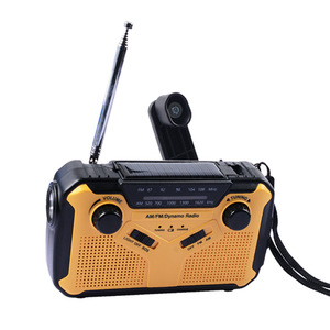 Radio Linterna de Manivela Jy-007, 2500mah Recargable, Energía Solar, Equipo de Rescate de Emergencia para Exteriores - Product Image 3