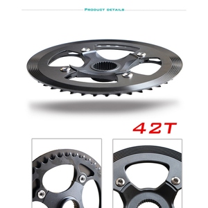 104BCD 42T Vélo <span class=keywords><strong>Plateau</strong></span> Chaîne Roue Gear Adaptateur pour Mid Drive Motor M400 M300 M200 M215 M410 M315 M420 - Product Image 6