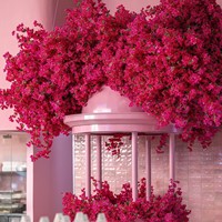 Fleur de Bougainvillier Artificielle en Soie de Haute Qualité, Toucher Réel, Rose et Blanc, Étanche, Faite à la Main, pour Pâques, Noël, Remise de Diplôme, Mariage