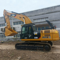 Excavatrice sur chenilles d'occasion Cat 330DL d'origine, pompe hydraulique Kawasaki, moteur 200KW, boîte de vitesses, moteur, engrenages importés du Japon