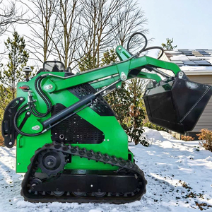 Euro 5 EPA Kubota DIESEL Skid chỉ đạo mini theo dõi Skid chỉ đạo Bộ nạp 900kg với rừng mulcher Máy cắt cỏ - Product Image 2