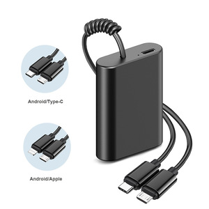 Cargador de coche con Cable Powerbank 5V 3a 2 en 1, adaptador multipuerto con pantalla Digital, encendedor de cigarrillos, cargador de coche hembra - Product Image 5