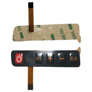 Tùy Chỉnh Bàn Phím Nhà Sản Xuất <span class=keywords><strong>5</strong></span> Phím Màng Bàn Phím Bảng Điều Chỉnh Kim Loại Tactile Dome Fpc Màng Chuyển Đổi Bàn Phím Với 3m300lse Dính - Product Image 1