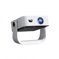 Nuevo Proyector Portátil Mini 2026, Gran Venta, 1080p Full HD LED LCD Android 12.0, Compatible con 4K, 5200 Lúmenes, Altavoces Integrados, para el Hogar