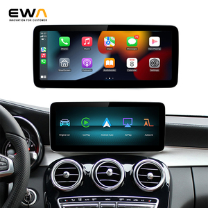 Lecteur multimédia de voiture avec écran tactile Android 12,3 pouces, navigation <span class=keywords><strong>Google</strong></span>, CarPlay pour Mercedes C W205 GLC X253 2015-2019 - Product Image 1