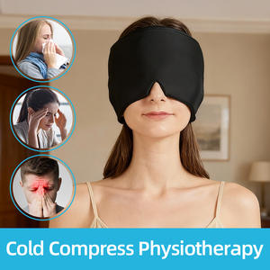 OEM ODM Zwarte Migraine Hoofdpijn Verlichting Blessure Herstel Hoofd GEL Migraine Verlichtingskap - Product Image 4
