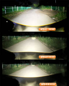 GPNE AF9X+2 <span class=keywords><strong>Tricolore</strong></span> avec double lumière laser 6000K, phare antibrouillard Biled 3 pouces pour Toyota, support universel - Product Image 2