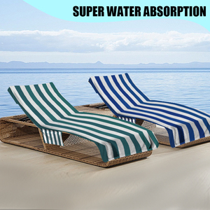 Biểu Tượng Tùy Chỉnh Nhanh Chóng Khô Cát Miễn Phí Da Lộn Tái Chế Sọc Khăn Sợi Nhỏ In Bơi Quá Khổ Sọc Lớn Bãi Biển Khăn - Product Image 4