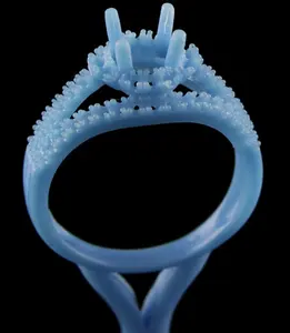 उच्च गुणवत्ता गहने स्टर्लिंग चांदी Moissanite हीरा घन Zirconia अंगूठी सगाई फैशन अंगूठी मोम मोल्ड गहने के लिए बिक्री
