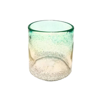 Pot à bougie chauffe-plat en verre coloré électroplaqué de luxe personnalisé pour la décoration intérieure, résistant à la chaleur, idéal pour Noël