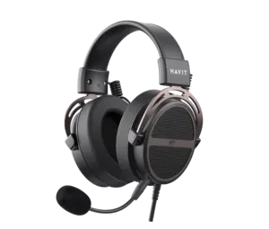 Havit H2030E 3.5มิลลิเมตรหูฟังน้ำหนักเบากรอบอลูมิเนียมชุดหูฟังสำหรับเล่นเกมสำหรับพีซี PS4 PS5 Xbox หนึ่ง