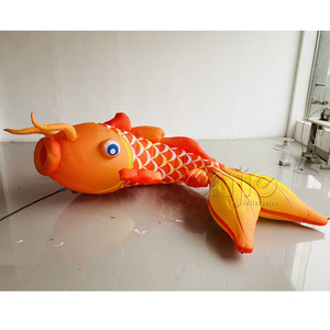 ไฟประดับตรุษจีน บอลลูนกา<span class=keywords><strong>ร์</strong></span>ตูนเป่าลม ตกแต่งงานเทศกาล ตัวมาสคอตปลาคราฟเป่าลมขนาด<span class=keywords><strong>ยักษ์</strong></span> - Product Image 3