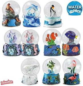 Globe à neige pingouin avec figurine scintillante, technique <span class=keywords><strong>de</strong></span> <span class=keywords><strong>moulage</strong></span>, base moulée, forme sphérique, excellent cadeau <span class=keywords><strong>de</strong></span> décoration pour la maison - Product Image 4