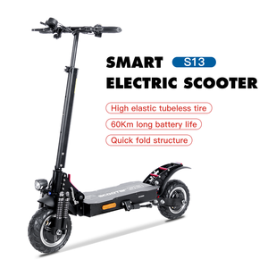Trottinette pliable la plus puissante, trottinette tout-terrain 60V 3600W pour adultes, 2 roues, trottinettes S13-D, deux moteurs, trottinettes S13-D - Product Image 5