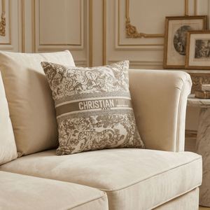 Funda de Cojín Cuadrada de 18x18 Pulgadas con Diseño de París, Tejida, Inspirada en Toile, con Estampado Jacquard de Animales, para Decoración Moderna del Hogar - Product Image 2