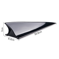 Antenne universelle profilée aileron de requin, sans perçage, pour décoration de toit, amélioration de l'apparence tendance du véhicule