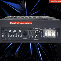 Caisson de basses de voiture 6.5 pouces RMS 300W Peak 1200W Strong Bass Subwoofer actif sous le siège pour véhicule électrique