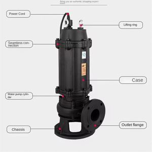 Pompe submersible haute pression pour le transfert d'eaux boueuses et de boues – Pompe efficace pour les tâches subaquatiques difficiles - Product Image 4