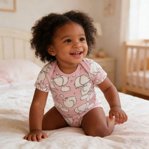 Ropa de Bebé de Manga Corta con Estampado de Dibujos Animados, Diseño Nuevo, Venta al por Mayor, Unisex, <span class=keywords><strong>Precio</strong></span> Competitivo - Product Image 6